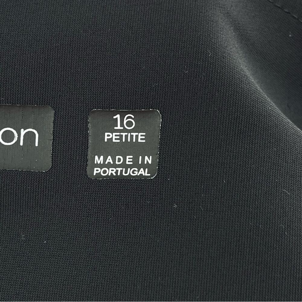 Époque Evolution Jet Set Black Cropped Casual
Activewear Pull In Pants Size 16P - Picture 10 of 11